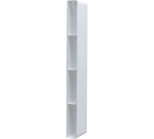 Полка Aquanet Магнум 20x130 белая матовая, вертикальная