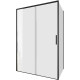 Душевой уголок Aquanet Pleasure Evo 130x90 AE65-130x90-BT профиль черный, прозрачное стекло