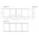 Фронтальная панель для ванны Aquanet Kupe 159x56