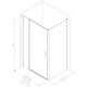 Душевой уголок Allen Brau Priority 140x90 3.31012.BBA + 3.31018.BBA черный браш