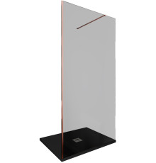 Душевая перегородка Allen Brau Infinity 1 100 3.21018.60.T медь браш