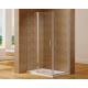 Душевой уголок Aquanet Cinetic 120х80,прозрачное стекло (AE12-N-120H190U-CT + AE12-N-80H190U-CT)