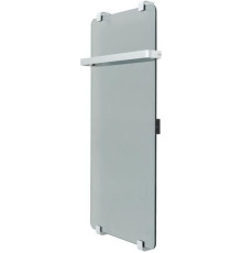 Полотенцесушитель электрический Allen Brau Infinity 100x44 с рейлингом и креплением, серебро браш