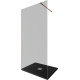 Душевая перегородка Allen Brau Infinity 1 100 3.21018.60.T медь браш