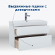 Тумба под раковину Aquanet Бруклин 85 белый