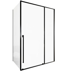 Душевой уголок Allen Brau Fantasy 140x80 3.11008.31 + 3.11012.31 черный матовый
