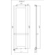 Полотенцесушитель электрический Allen Brau Infinity 140x44 с рейлингом и креплением, медь браш