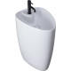 Раковина напольная Allen Brau Infinity 4.21015.20 белый глянец