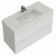 Тумба под раковину Allen Brau Eclipse 100 1.E1003.WM 2.0 белый матовый