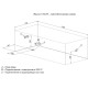 Акриловая ванна Aquanet Lotos 170x70 (с каркасом)