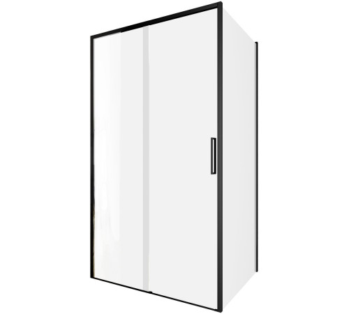 Душевой уголок Aquanet Pleasure Evo 110x90 AE65-110x90-BT профиль черный, прозрачное стекло