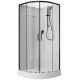 Душевая кабина Aquanet Passion EVO R Black 80x80