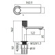 Смеситель для раковины Allen Brau Liberty 5.33001-31 черный матовый