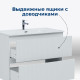 Тумба под раковину Aquanet Джейн (Flat) 100 белый матовый