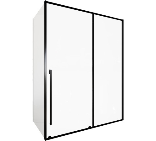 Душевой уголок Allen Brau Fantasy 160x80 3.11010.31 + 3.11012.31 черный матовый