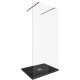Душевая перегородка Allen Brau Infinity 2 100 3.21041.60 медь браш