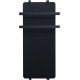 Полотенцесушитель электрический Allen Brau Infinity 140x44 с рейлингом 2.0 и креплением, черный матовый