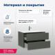 Тумба под раковину Aquanet Алвита 90 серый антрацит