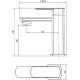 Смеситель для раковины Aquanet Cinetic AF120-10С