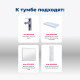 Тумба под раковину Aquanet Nova Lite 100 (SLIM SYNERGY) белый, 2 ящика
