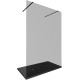 Душевая перегородка Allen Brau Infinity 2 140 3.21052.BBA.T черный браш
