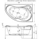 Фронтальный экран Aquanet Capri 160 R