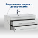 Тумба под раковину Aquanet Верона 100 белый (подвесная 2 ящика)