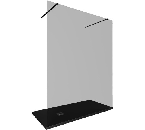 Душевая перегородка Allen Brau Infinity 2 160 3.21058.BBA.T черный браш