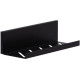 Полка Aquanet Магнум 30x8 черная матовая, открытая