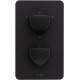 Смеситель для ванны Allen Brau Infinity 5.21316-31 (с внутренней частью, 3 выхода) черный матовый