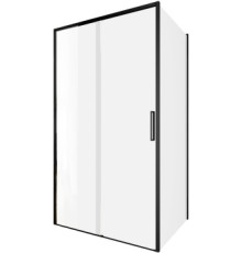 Душевой уголок Aquanet Pleasure Evo 110x90 AE65-110x90-BT профиль черный, прозрачное стекло