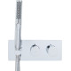 Смеситель для ванны Allen Brau Liberty 5.33009-00 (с внутренней частью, 2 хода) хром