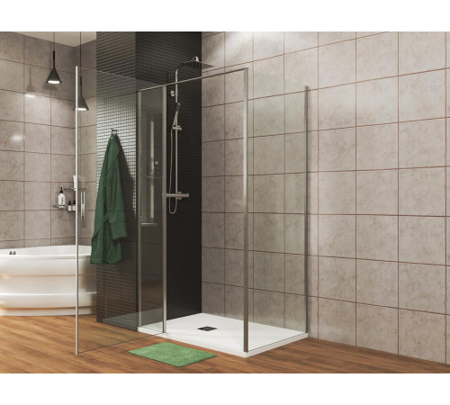 Душевой уголок Allen Brau Priority 90x80 3.31025.00 + 3.31040.00 хром
