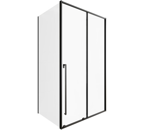 Душевой уголок Allen Brau Fantasy 120x80 3.11006.31 + 3.11012.31 черный матовый