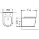 Унитаз подвесной Aquanet Rimless Atago 2.0 W LX-1905C