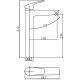 Смеситель для раковины Aquanet Static Black AF330-11B
