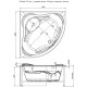 Акриловая ванна Aquanet Malta New 150x150
