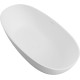 Ванна из искусственного камня Allen Brau Solid Stone Krion Oval 170x80 2.35003.21