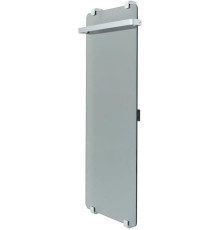 Полотенцесушитель электрический Allen Brau Infinity 120x44 с рейлингом и креплением, серебро браш