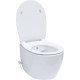 Крышка-сиденье для унитаза Allen Brau Fantasy Smartfix, Soft-Close 4.11005.20 белый глянец