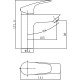 Смеситель для раковины Aquanet Static AF330-10C