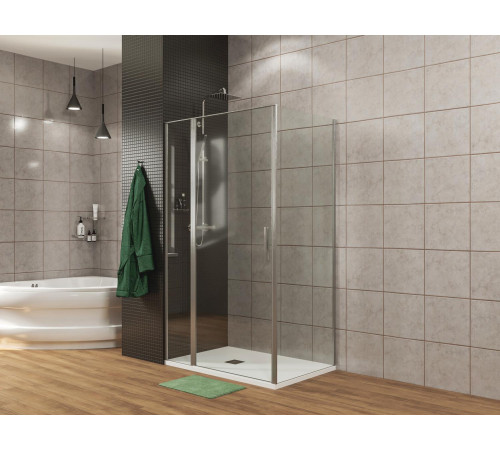 Душевой уголок Allen Brau Priority 90x100 3.31001.00 + 3.31019.00 хром