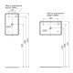 Зеркало Aquanet Ирис 50 с подсветкой LED