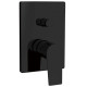 Смеситель для душа Aquanet Static Black AF330-51B (с внутренней частью)