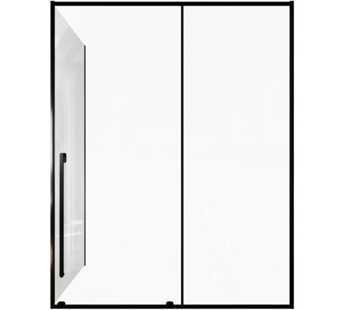 Душевой уголок Allen Brau Fantasy 160x90 3.11010.31 + 3.11013.31 черный матовый