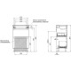 Тумба под раковину Aquanet Нота New 50 напольная, дуб веллингтон табак
