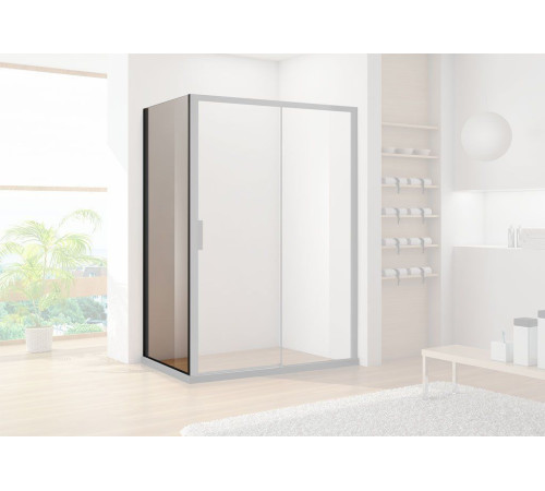 Боковая стенка Aquanet Pleasure AE60-F-100H200U-BT 100, прозрачное стекло