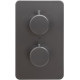Смеситель для ванны Allen Brau Priority 5.31314-MG (с внутренней частью, 3 выхода) графит браш