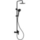 Душевая стойка Allen Brau Eclipse 5.E1006-31 черный матовый