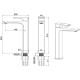 Смеситель для раковины Allen Brau Infinity 5.21002-31 черный матовый
